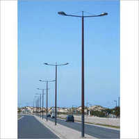 Dual Arm MS Street Light Pole