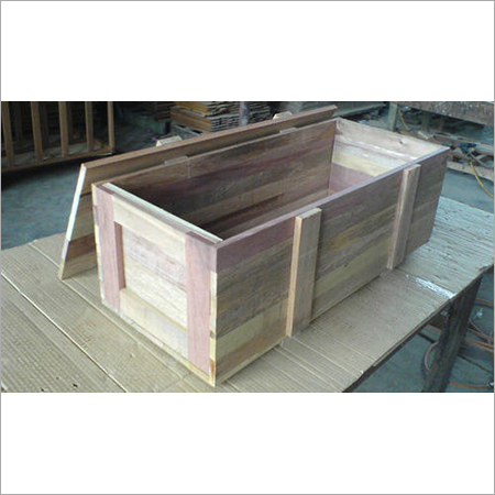 Rectangular Wooden Packing Box