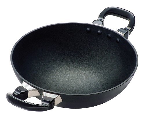 Hawkins Futura Non-Stick Deep-Fry Pan, 1.5 Litre, Black