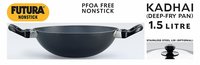 Hawkins Futura Non-Stick Deep-Fry Pan, 1.5 Litre, Black