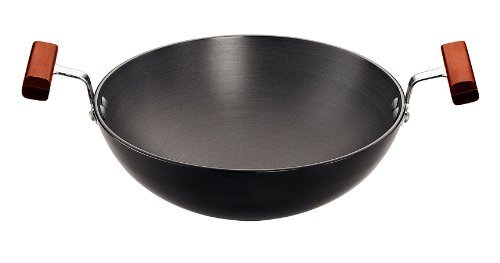 Hawkins Futura Hard Anodised Round Bottom Deep-Fry Pan