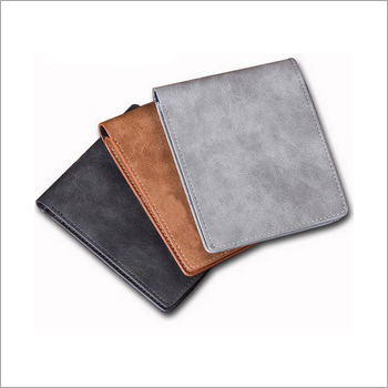 Grey Mens Leather Wallets
