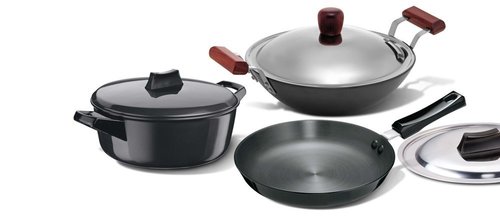 Hawkins Futura Hard Anodised Induction Compatible Set, 3-Pieces
