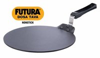 Hawkins Futura Non Stick Dosa Tawa, 33cm, Black