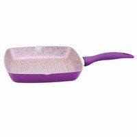 Wonderchef Royal Velvet Aluminium Grill Pan, 24cm, 1.8l,purple