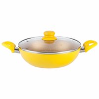 Wonderchef Da Vinci Aluminium Pan Set, 4-Pieces, Yellow