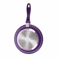 Wonderchef Induction Base Non-Stick Aluminum Elite Fry Pan, 20cm, Purple and Black