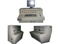 Control Panel Desk - Metal Base, 1 Year Warranty | Durable Design, Easy Installation