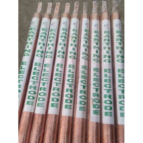 Copper Chemical Earthing Electrode - 3m Round, 99.99% Purity, Polished Surface Finish, Hot Rolled Copper Alloy, 20 Gauge Thickness