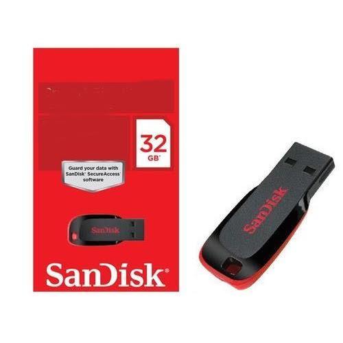 Plastic Sandisk 32 Gb Pen Drive
