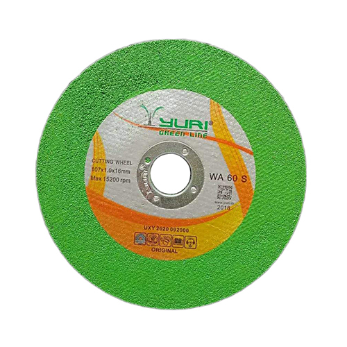 15200 RPM Cutting Wheel - Special Grain With Bond Combination, Lightweight Design, Reinforced With Two Fibre Glass Discs, Easy Installation