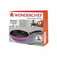 Wonderchef Athena Aluminium Fry Pan,24cm,1.7L,Pink