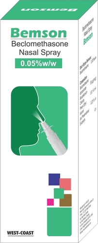 BECLOMETHASONE NASAL SPRAY  0.05%W/W