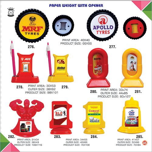 Promotional Paper Weight with Opener