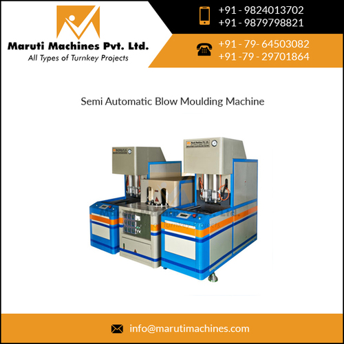 Semi Auto Blow Molding Machine By MARUTI MACHINES PVT. LTD.