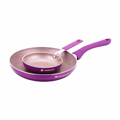 Wonderchef Royal Velvet Combo Aluminium Cookware Set, 2-Pieces, Purple