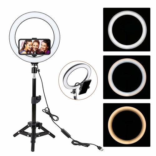 RING LIGHT AND TRIPOD 