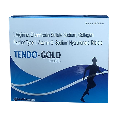 L-Arginine, Chondroitin Sulfate Sodium, Collagen Peptide Type I, Vitamin C, Sodium Hyaluronate Tablets