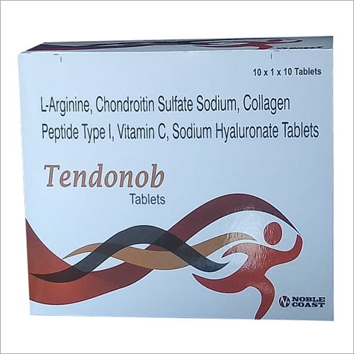 L-Arginine, Chondroitin Sulfate Sodium, Collagen Peptide Type I Tablets - 10x10 Round Tablets, Cool Dry Storage | Joint Support, Reduced Pain, Improved Mobility