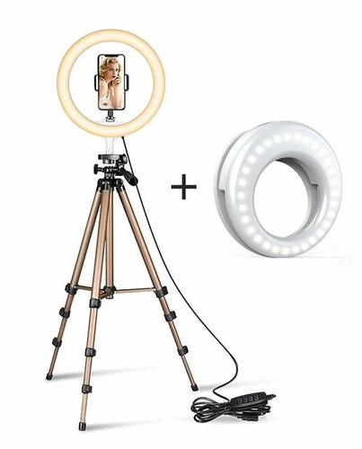 10 Inch Ring Led Camera Light With Small Led Light