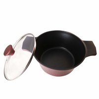 Wonderchef Sienna Aluminium Casserole Set, 3-Pieces, Maroon