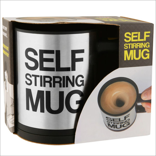 Self Stirring Mug WIth One Touch Mixing