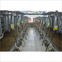 Herringbone Pipeline Milking Parlor - Color: Silver / Grey