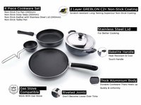 Tosaa Non-Stick 4-Piece Kitchen Set (Gas Compatible)