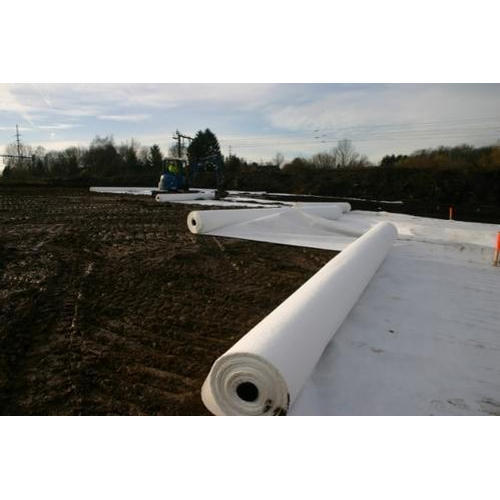 Polypropylene Geotextile Sheet - Color: White