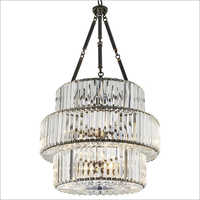 Crystal Chandelier - Crystal Material, Custom Size | Led Indoor Lighting For Halls, Hotels, And Banquet Halls, Ceiling Mount, 220 Volt