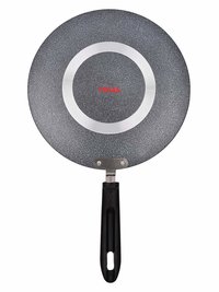 Tosaa Non-Stick Concave Tawa,Black, 25cm