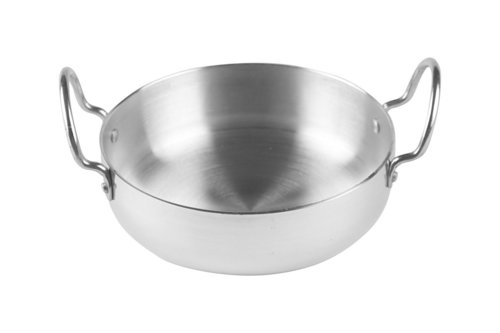 Tosaa Premium Aluminium Kadhai, 1.75 Litres/21mm, Silver
