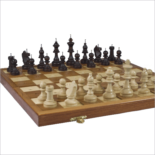 Wooden Checkers for Blinds