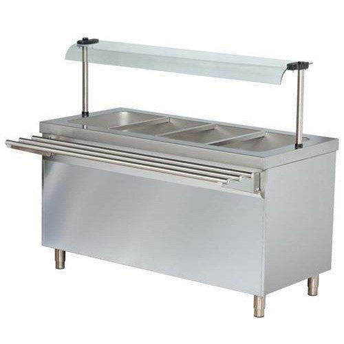 Stainless Steel Hot Bain Marie Counter