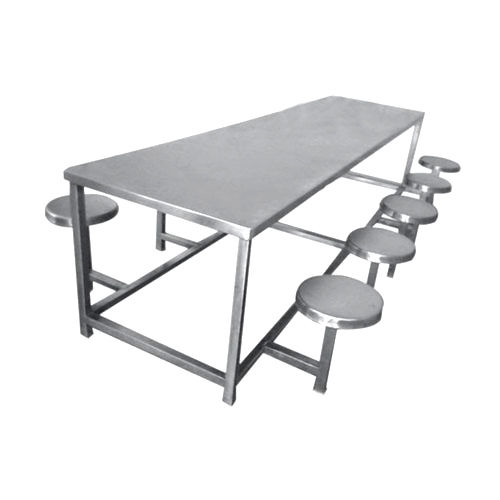 Stainless Steel Canteen Table And Chair