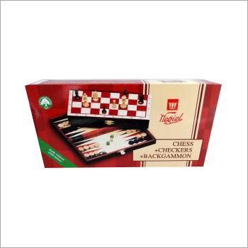 3 in 1 Checkers And Backgammon