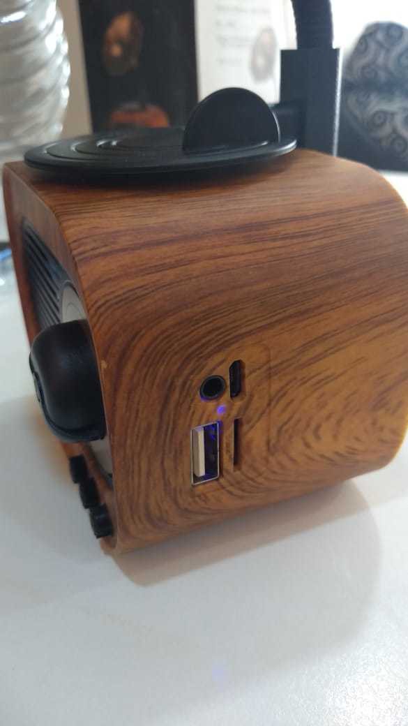 Wooden Gramaphone BT Speaker