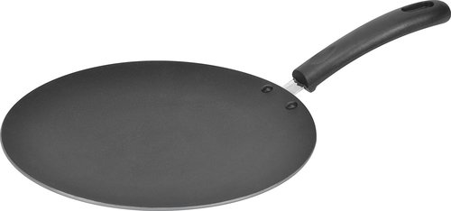 Tosaa Induction Base 3 mm Concave Tawa, Diameter 25.7 cm, Black