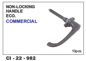 Non Locking Handle Eco Commercial - 4 Wheeler | Durable Design, Warranty Included, Eco-Friendly Materials