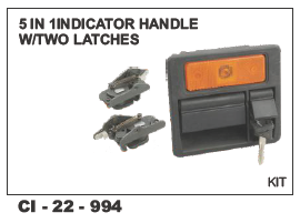 5 In 1 Indicator Handle W/Two Latches Vehicle Type: 4 Wheeler
