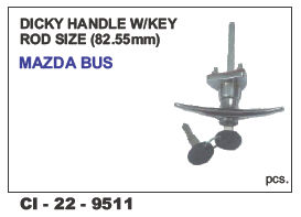 Dicky Handle w/key Rod Size  Mazda Bus