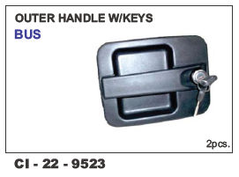 Outer Handle w/keys Bus