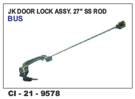 jk Door Lock Assy 27 inch ss Rod Bus