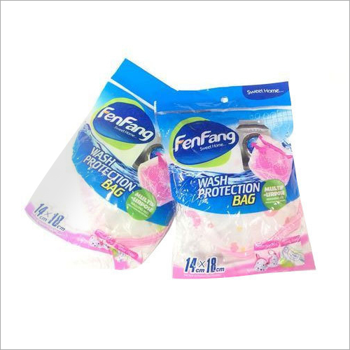 Washing Machine Laundry Bag - Polyester 15x20 cm Pink | Durable Drawstring Closure Machine Washable