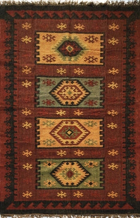 Wool Jute Kilim Dhurrie