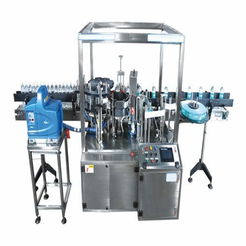 Sticker Labeling PET Bottle - Full Automatic, MS Material Design for Efficient Labeling Operations