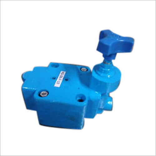 Pressure Control Relief Valve - Oil Media High Pressure Available in Various Sizes Durable 6 kg Weight Control Structure Blue Color