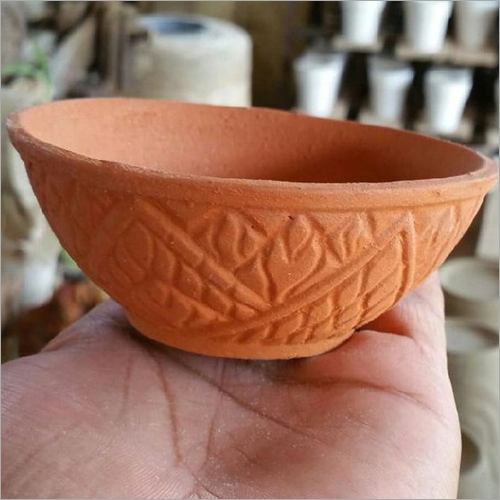 Terracotta Bowl - Made from Durable Terracotta, Available in Various Sizes | Decorative Kitchen Utensil for Home and Hotel Use