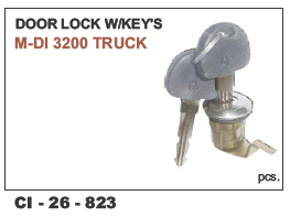 Door Lock w/Keys M-Di3200 Truck - Durable Metal Design for 4-Wheeled Vehicles | Includes Warranty for Reliable Security and Ease of Use