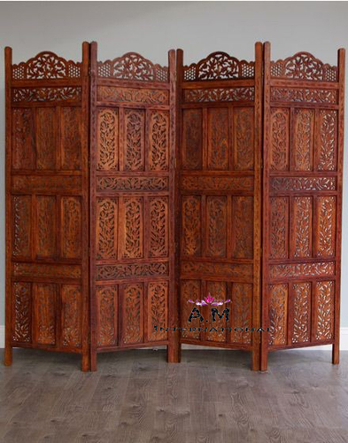 Wooden Folding Room Partition